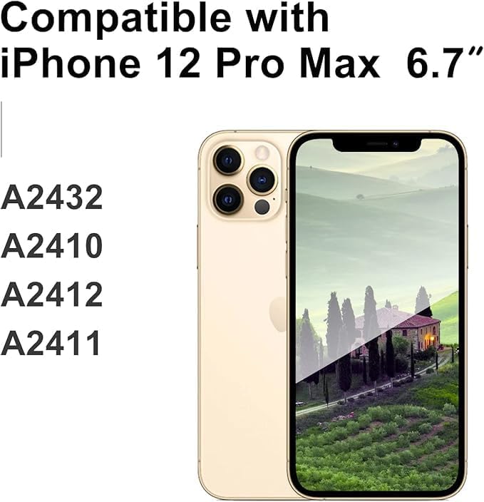 LL TRADER Screen Replacement for iPhone 12 Pro Max 6.7'' LCD Retina FHD Display COF Touch Screen Digitiser with Repair Tool Kits, Waterproof Tape, Screen Protoctor 2025 New for USA - Image 1
